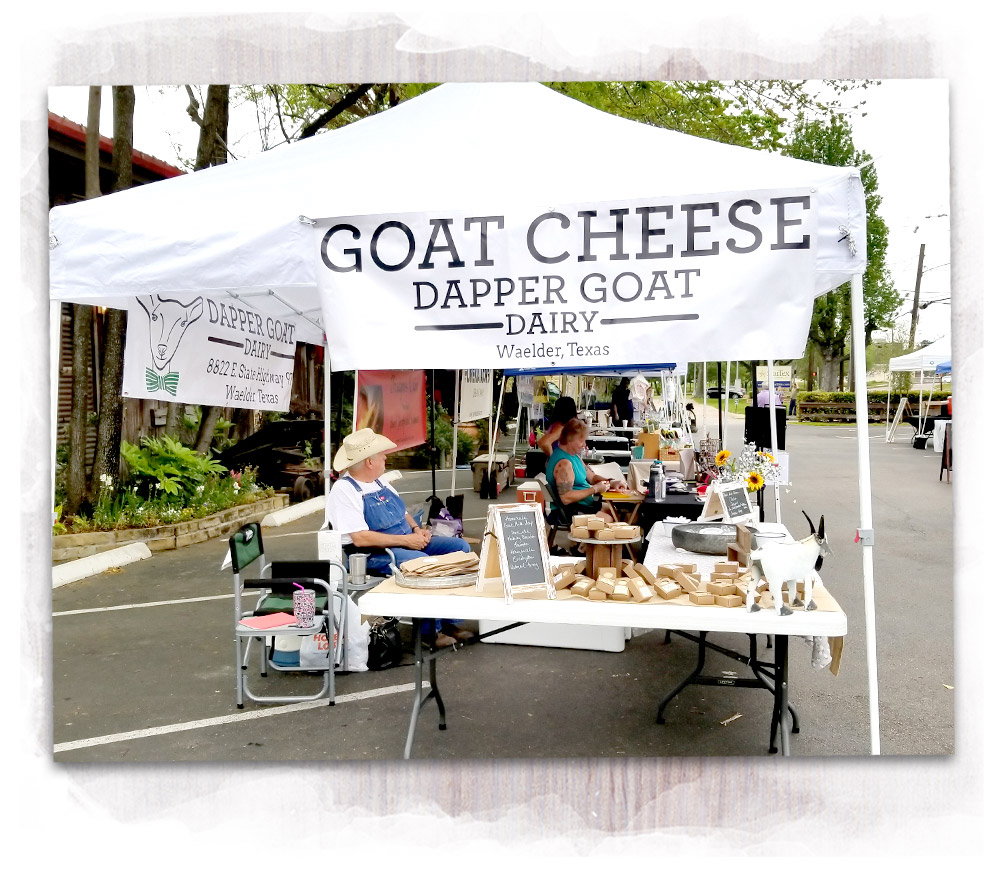 Dapper Goat Dairy at the Farmers Market